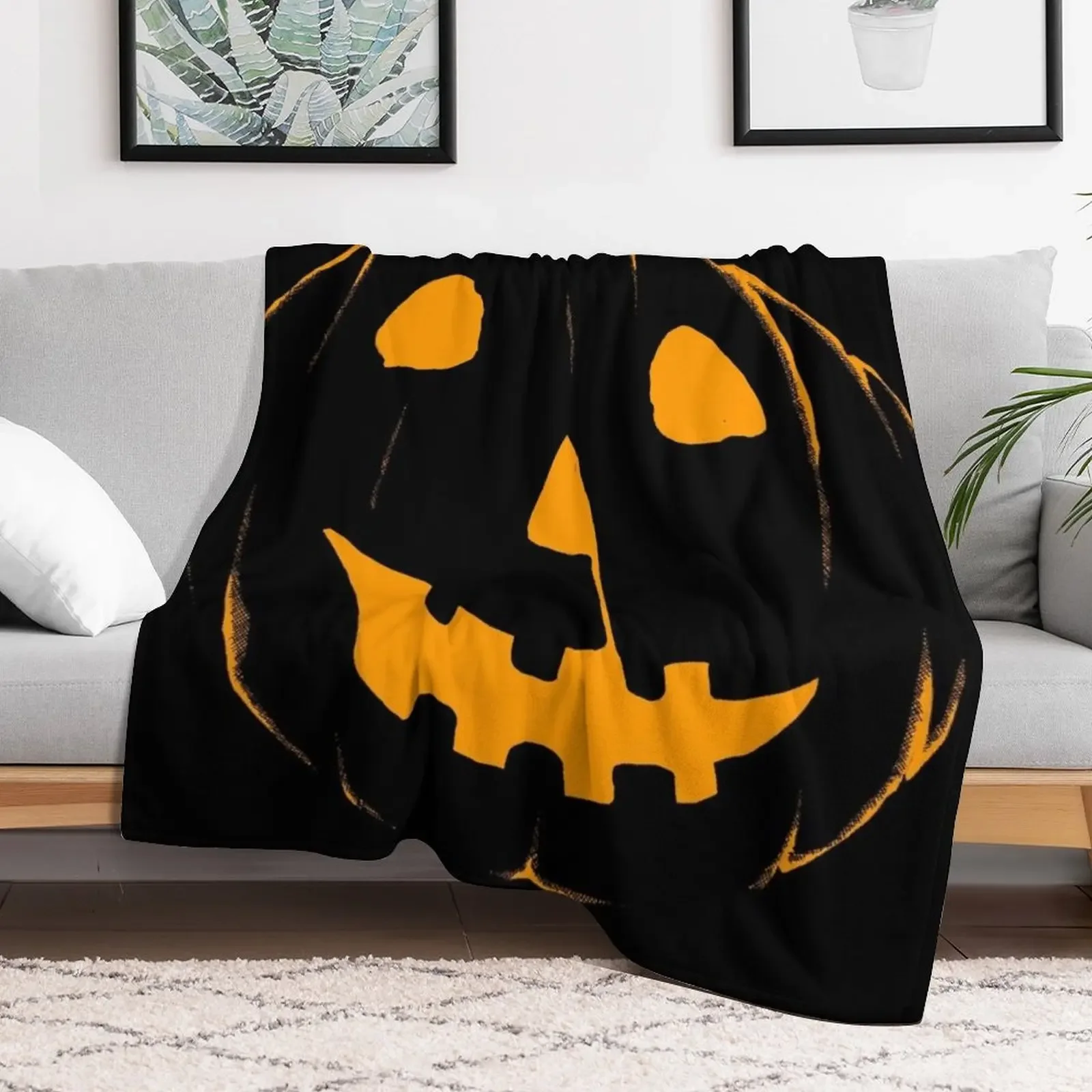 jack o lantern 78 Throw Blanket Large Summer Stuffeds Blankets