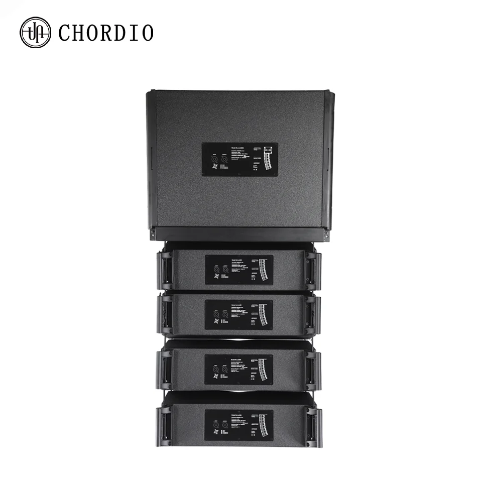 Line Array LA210 Sistema de som para show interno e externo Poderoso conjunto de linhas de som pesado ativo e passivo