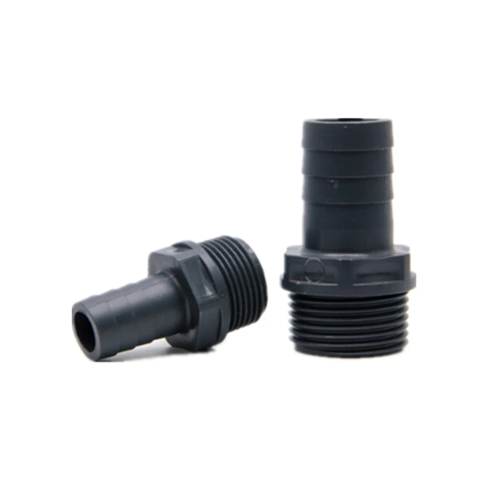 Tail Fittings Connector Male Connector NPT Male Polypropylene Pool Water Pipe Barb Hose For Pond Garden Supplies