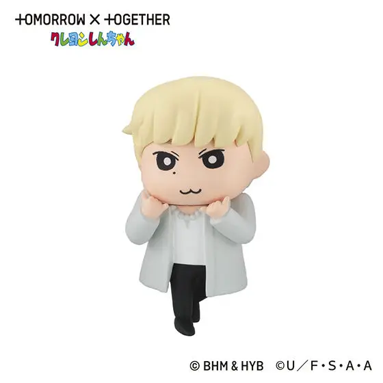 بانداي حقيقية تلوين شين تشان عمل الشكل نووارا TXT الكورية الصبي مجموعة شخصية الديكور Gashapon حلية اللعب الأصلي #6