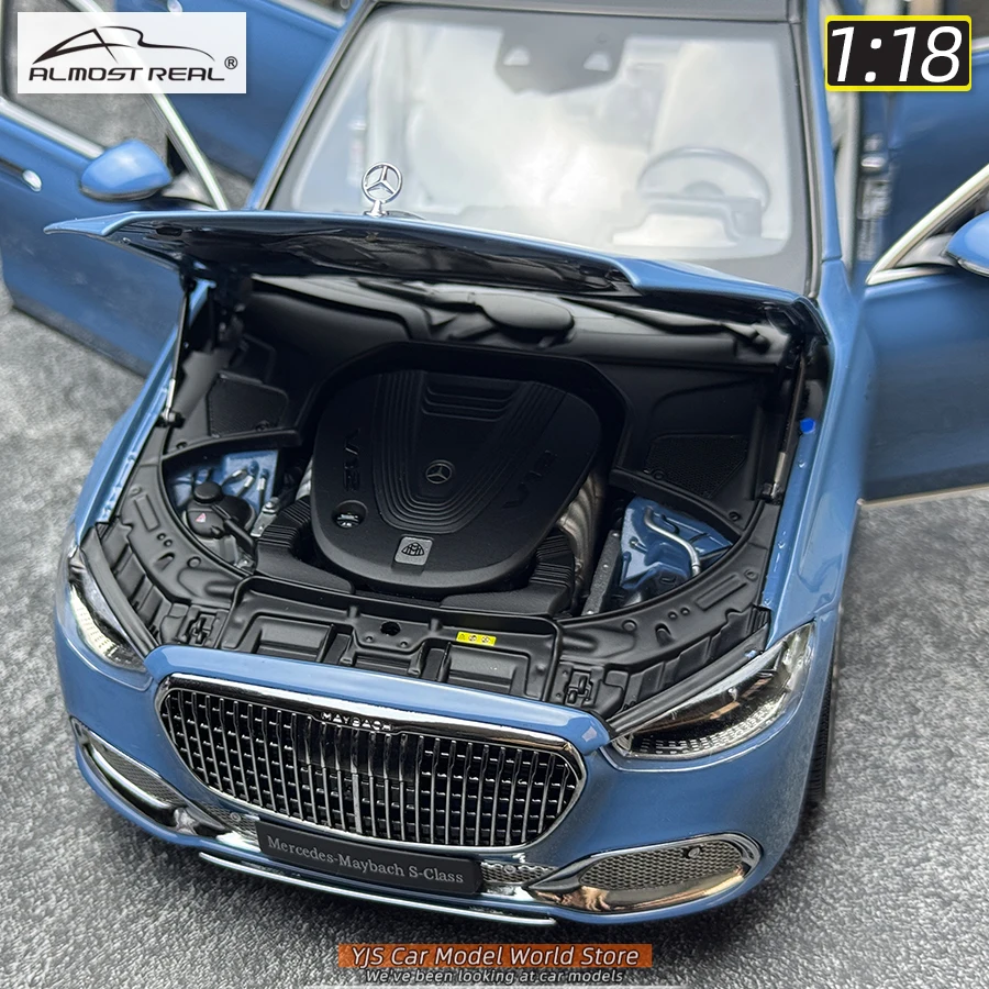 Almost Real Diecast  model 1/18  S-Class 2021  car model Metal send friends send leaders birthday presents