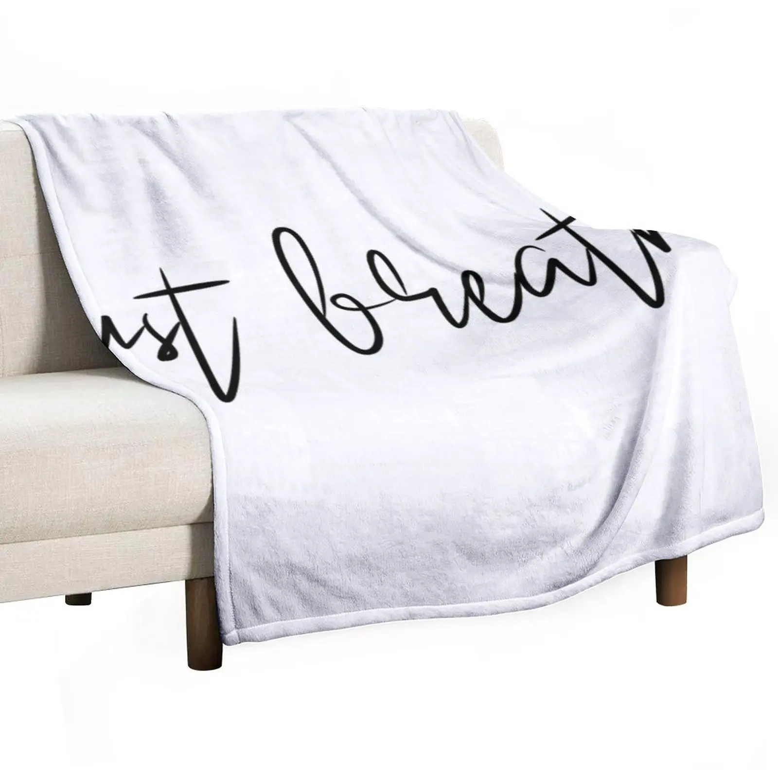 

Just Breathe Throw Blanket For Baby warm winter Comforter Nap Blankets