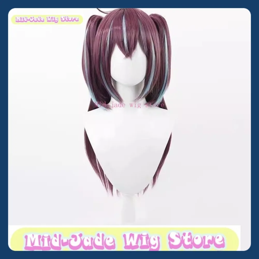 منتصف اليشم متجر شعر مستعار Gushing الفتيات السحرية Agatsuma Shinju شعر مستعار تأثيري أنيمي لعبة لعب الأدوار أداء حفلة الهالوين