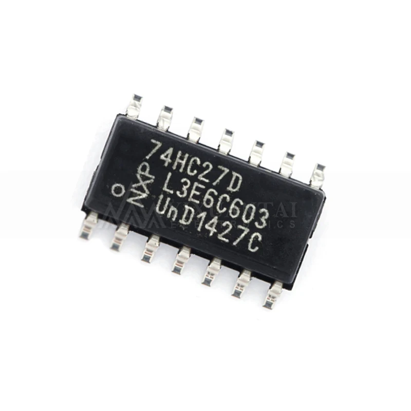 10PCS/LOT NEW Original 74HC27D 74HC27 HC27D HC27 4HC Series 6 V SMT Triple 3-Input NOR Gate - SOIC-14 SOP14