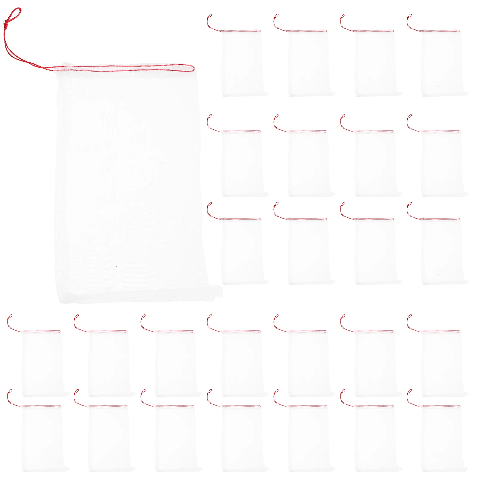 

100pcs Fish Tank Filter Mesh Bag S Washing Machine Filters Portable Washer Catcher Hose Polyethylene Woven Bag