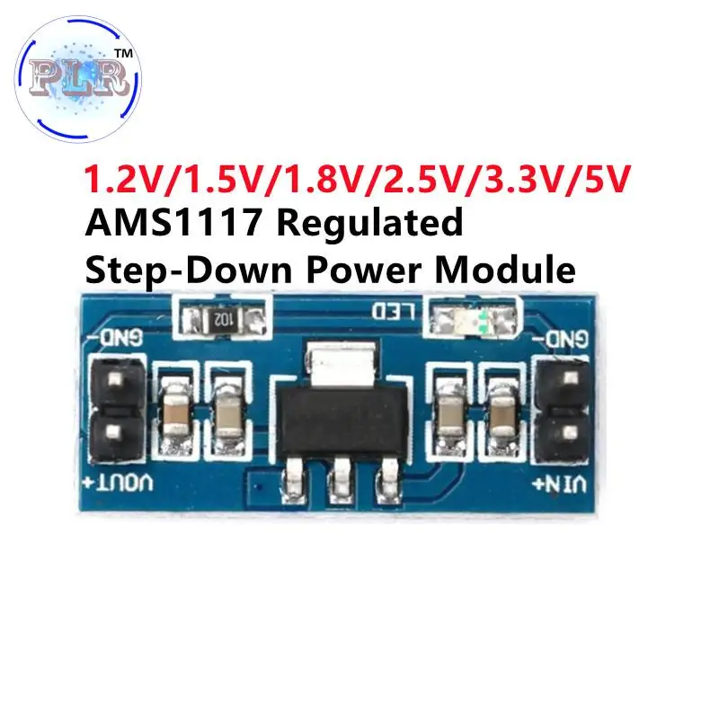 1PCS AMS1117 1.2V 1.5V 1.8V 2.5V 3.3V 5V power supply module AMS1117-5.0V power module AMS1117-3.3V For diy kit