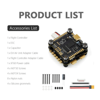 SPAN F722-BT-HD V2 Stack BL32 50A 96K 4IN1 ESC Speed Flight Controller for Stack Iflight GEPRC TMOTOR Frame