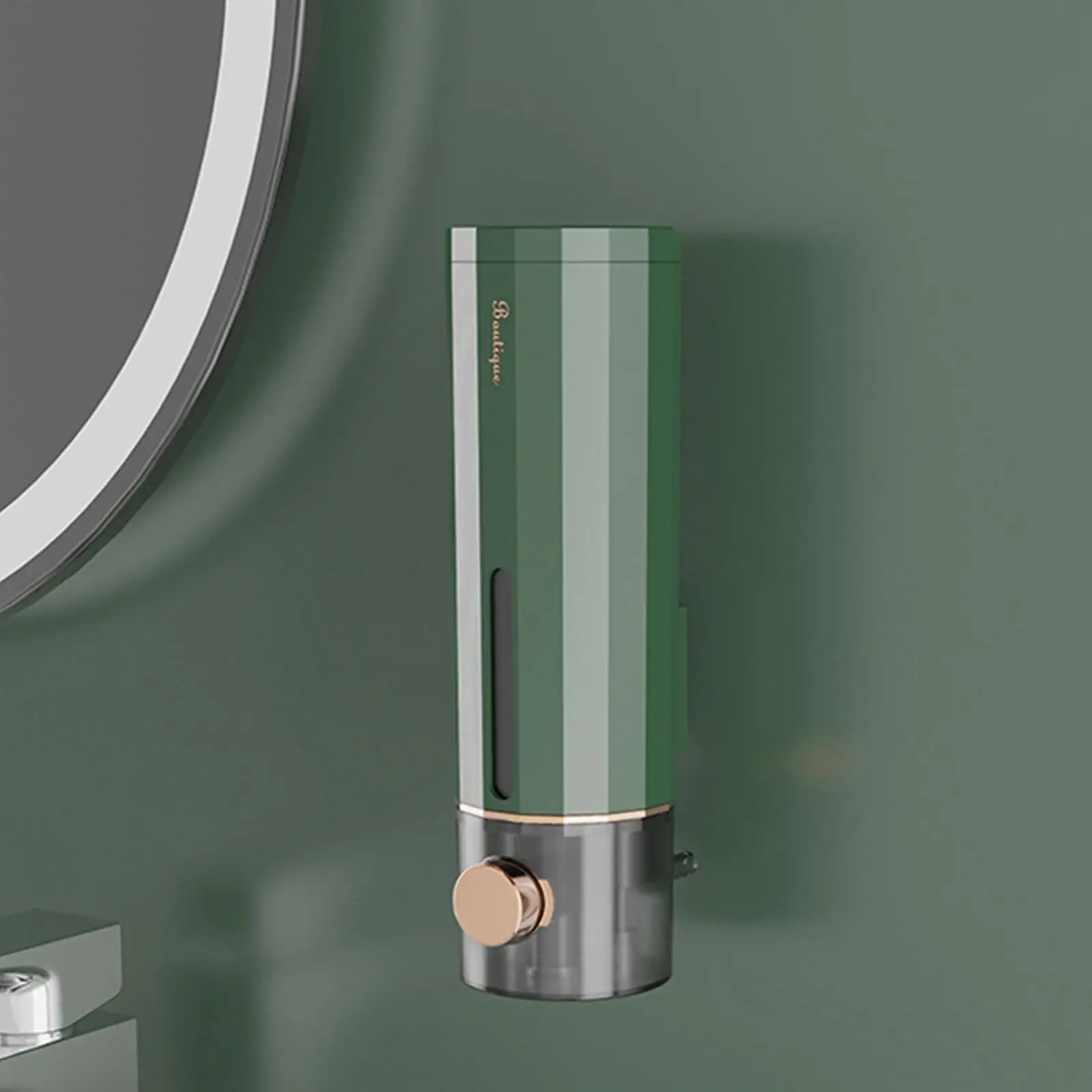 Manual Soap Dispenser Hand Sanitizer Dispenser Refillable for Hotel Bathroom