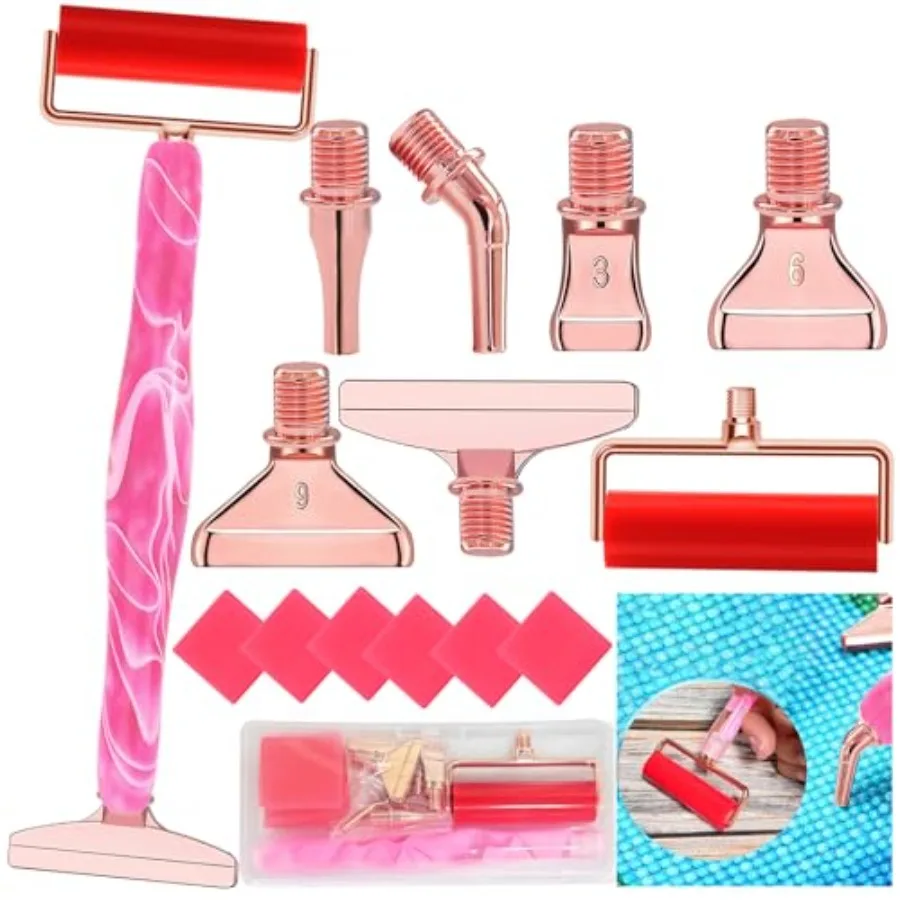 

Diamond Art Pens Tools Diamond Painting Accessories Kits with Screw Metal Tip Roller Diamond Painting Pen Drill Bead Dot Pens f