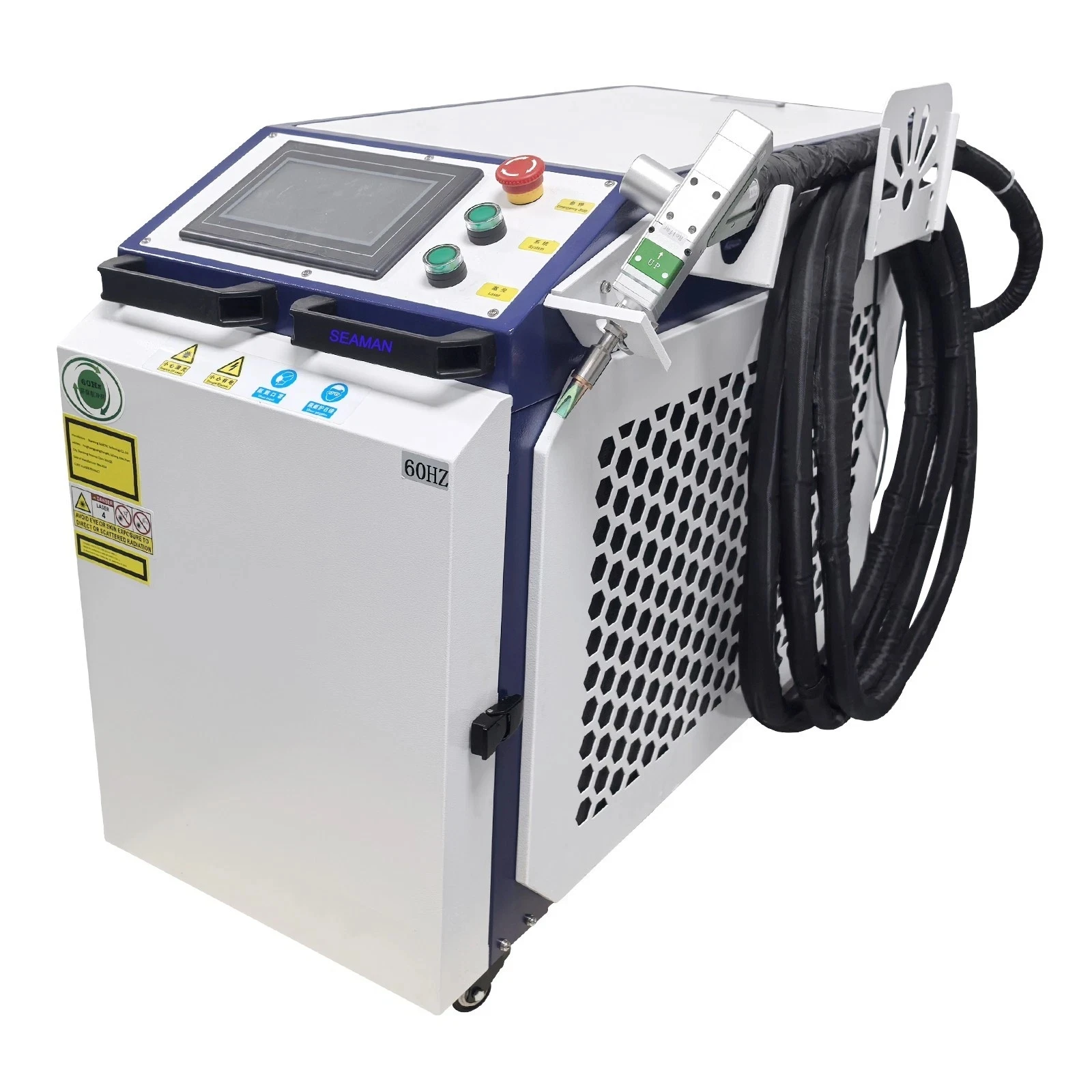 1500w 3000w Port  le Fiber    Welding Machine with Metal Air Cooling, 4 in 1    Welder