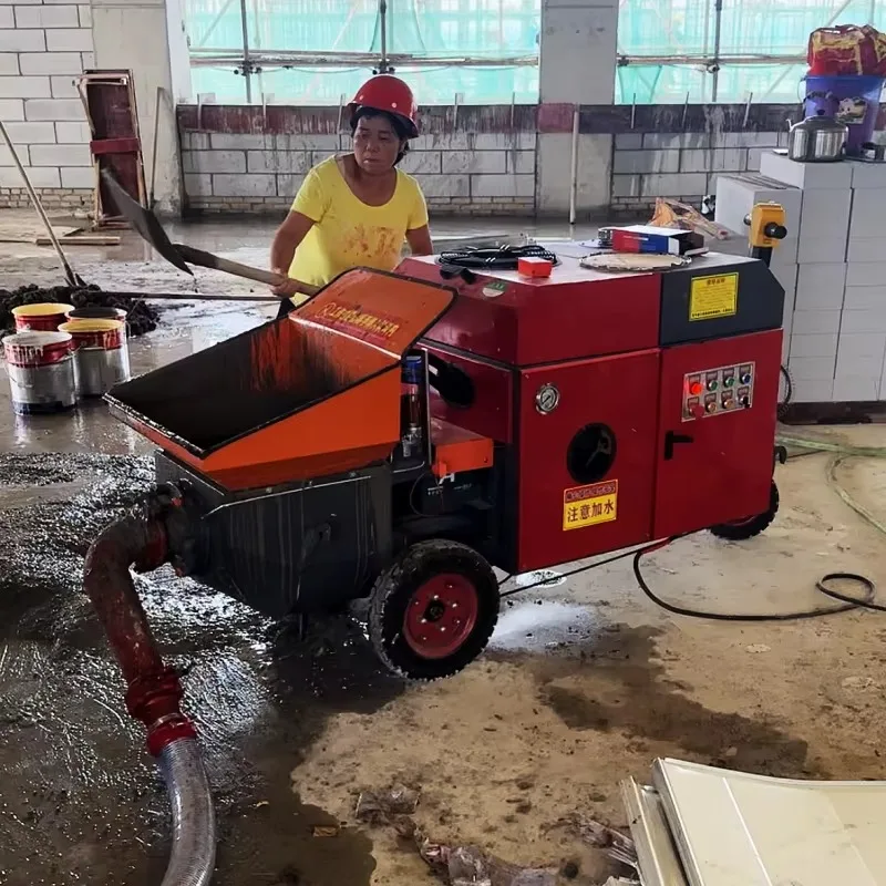 

YG Эффективное и универсальное строительное оборудование Мобильный насос для смешивания бетона Готовый смешанный бетононасос