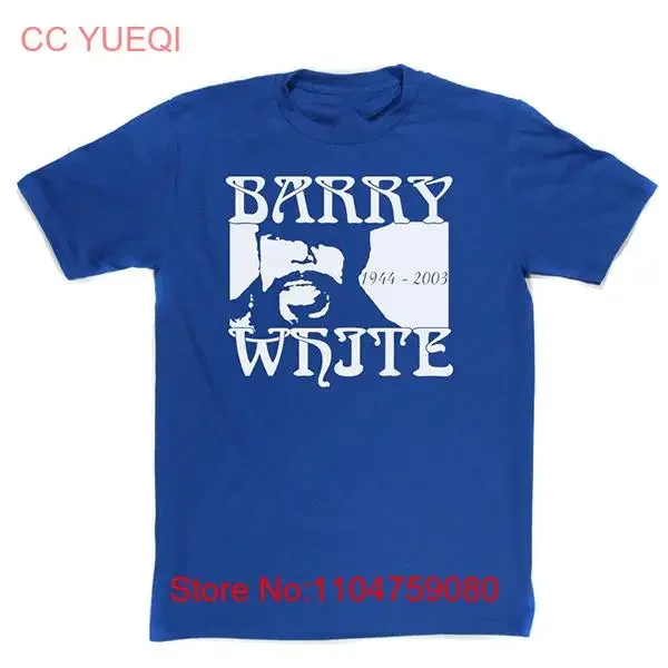 1944 2003 Barry blanc merci t-shirt classique bleu Royal S 5XL vintage lavé vêtements de créateur graphique doux