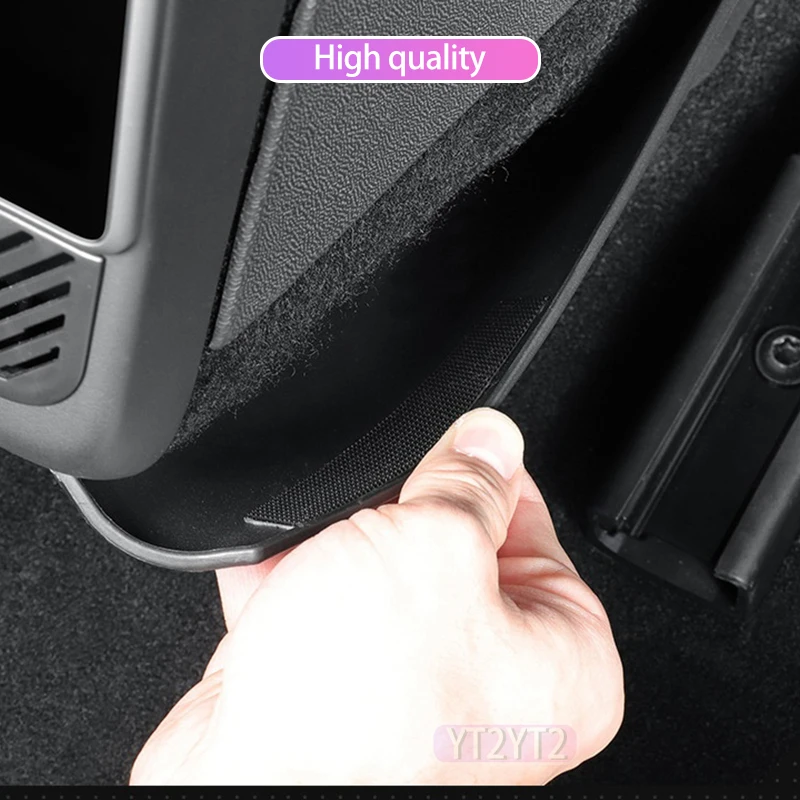 Para Tesla Model Y Highland Placa de protección contra patadas traseras Tesla 2025 Model Y Protector de patadas de coche accesorios interiores de coche