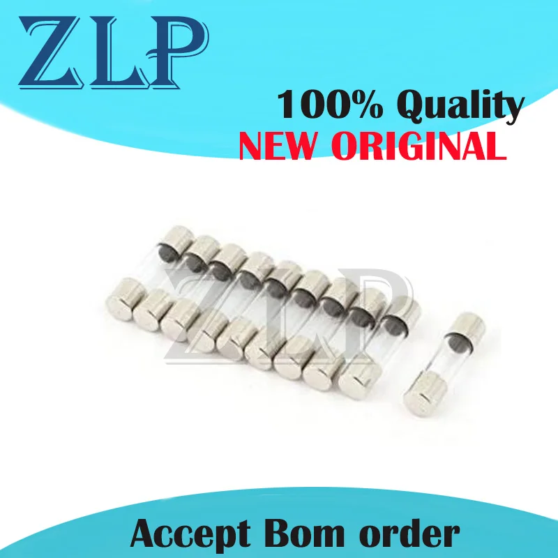 electronics 10pcs 5*20 Fast-blow Glass Fuses Assorted Kit 5*20mm 250V 125MA 200MA 250MA 315MA 400MA AMP Tube Fuses