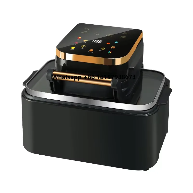 

Large-Capacity Fully Automatic Electric Oven Multifunctional Air Fryer with Visual Baking Smoke-Free Grill Shape-for Home Use