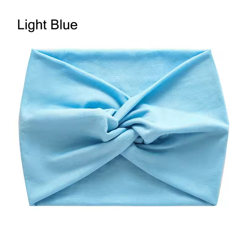 Hair Accessories Twisted Extra Large Thick Wide Headbands Turban Workout Headband Head Wraps for Women - Image 18
