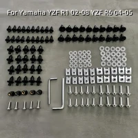 Kit de carenado para carrocería, tornillos y tornillos aptos para Yamaha YZF R1 2002 2003 2004 2005 2006 2007 2008 R6 2004-2005