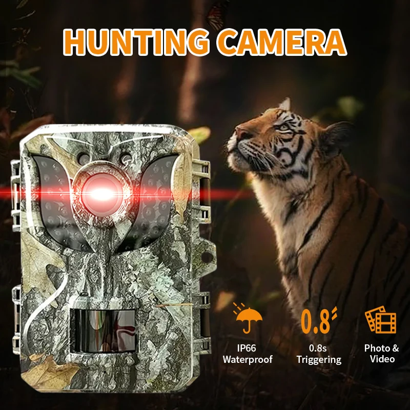 

Уличная охотничья камера, детектор диких животных, следная камера, HD, водонепроницаемый мониторинг, инфракрасный датчик тепла, ночное видение, HD Trail