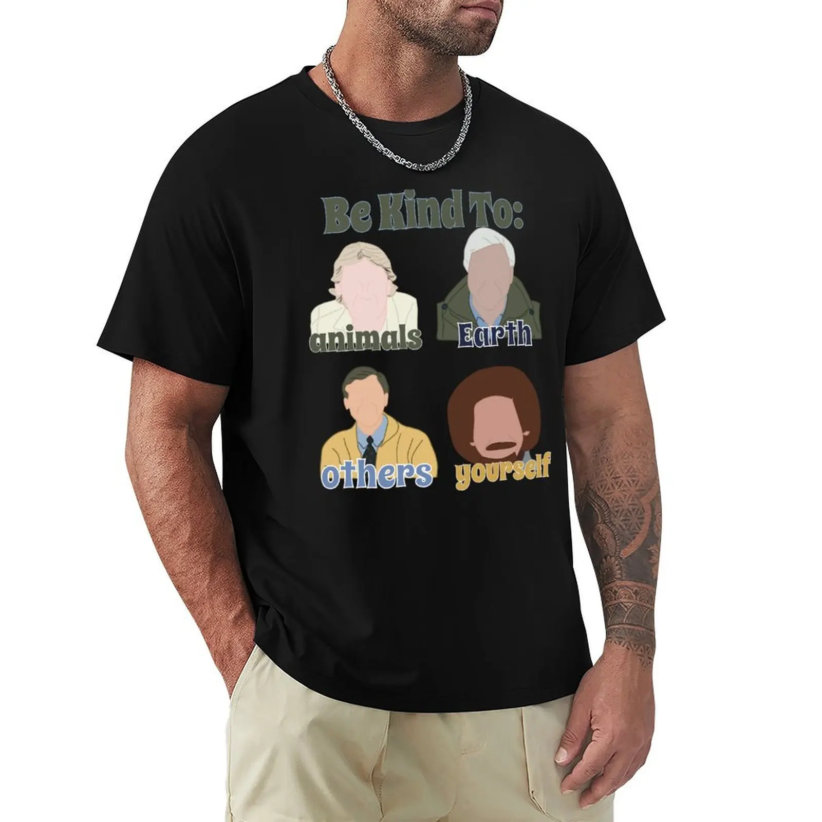 

Be Kind To All T-Shirt Simple Casual Short Sleeve Cotton T-Shirt