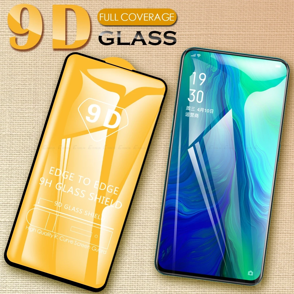 9D Full Cover Screen Protector Tempered Glass Film For OPPO Reno8 Reno7 Reno6 Reno Reno3 Reno4 Reno5 Lite SE Pro Reno2 Z F A 5G