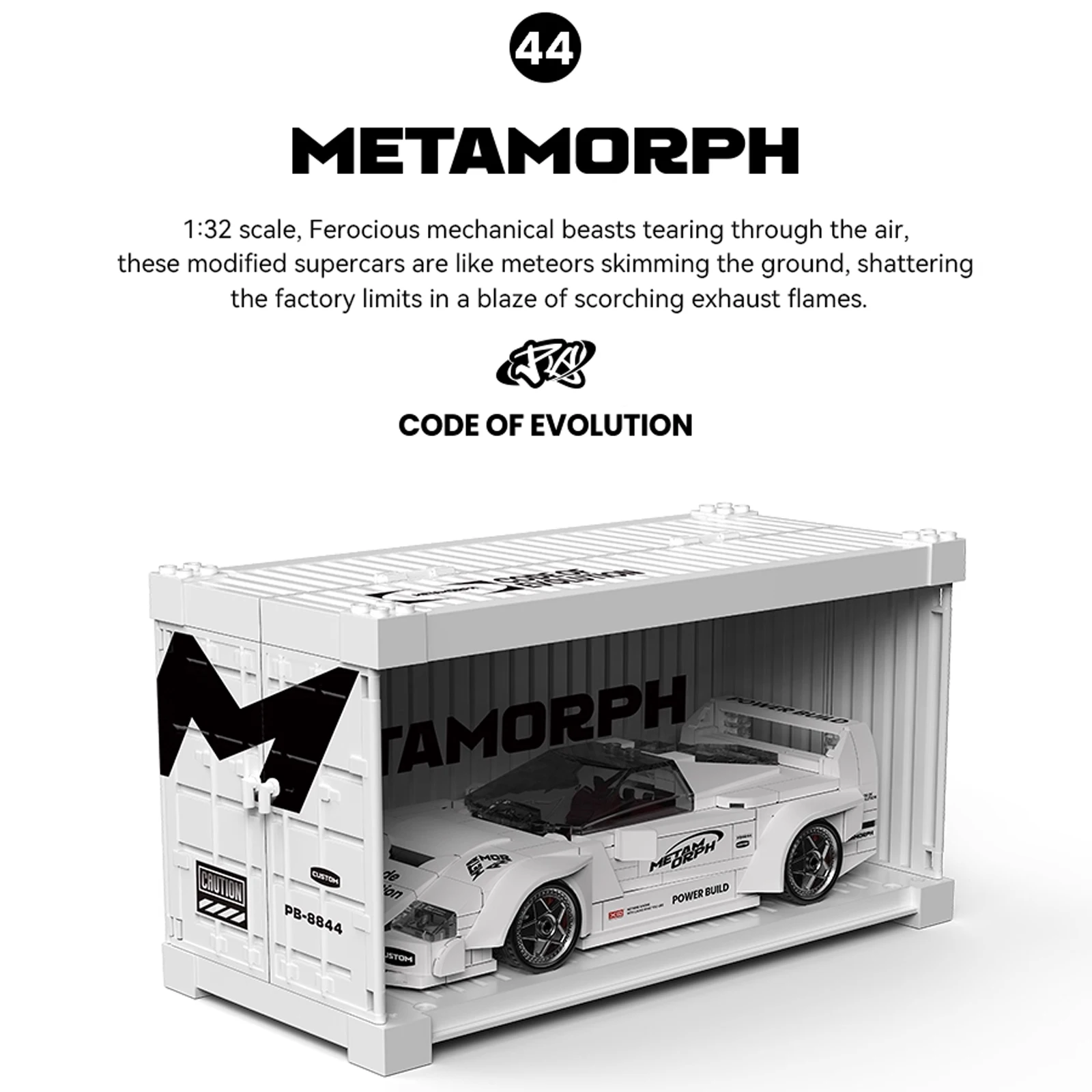 PB8844 Supercar بنة 1:32 نموذج سيارة رياضية كلاسيكية مع صندوق عرض سطح المكتب الحلي جمع لعبة الإبداعية الصبي هدية #3