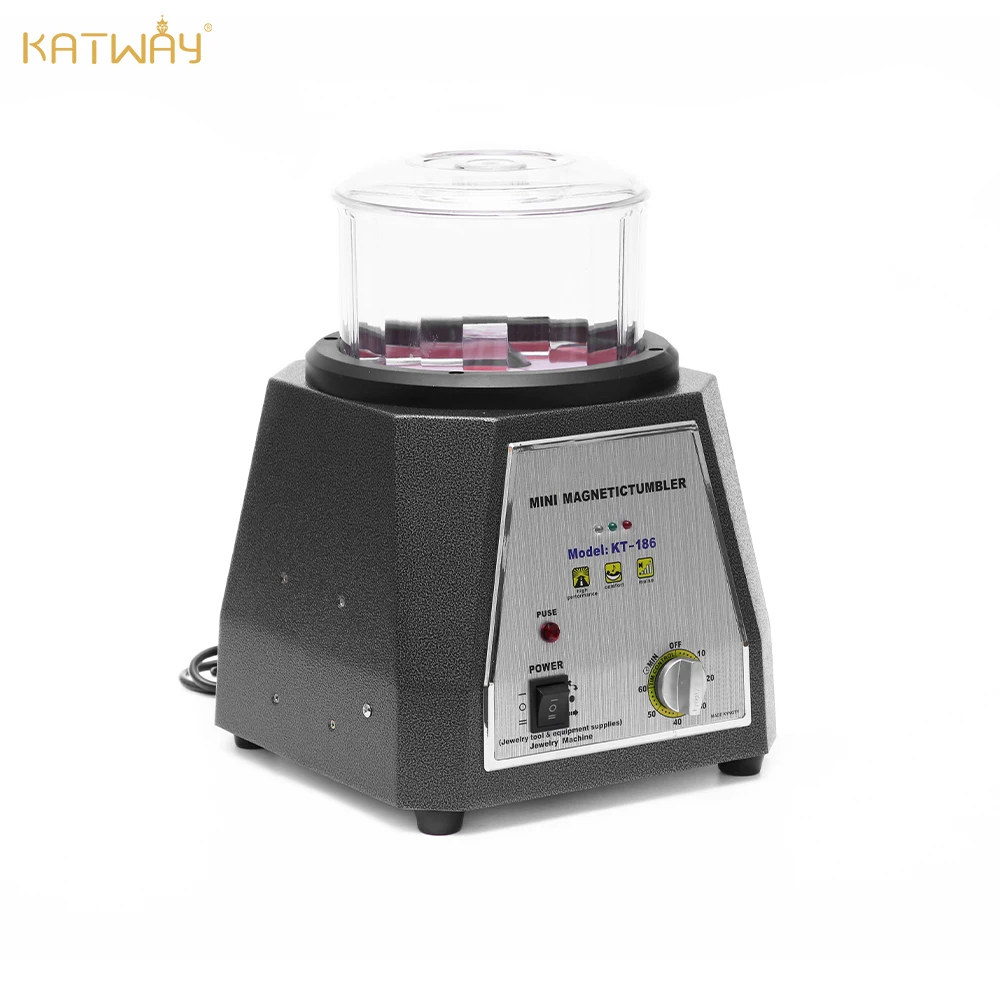 KATWAY Electromagnetic Polishing Machine 220V, Metal Grinder, Diamond Jewelry Polisher Tumbler HH-KT186