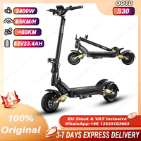OOTD S30 E-Scooter 2400W Dual Motor 52V23.4AH Remote Application Unlocking Navigation  Electric Scooter GPS Tracking EScooters