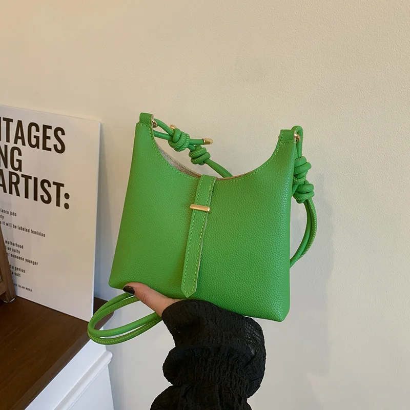 

Spring New Korean Style Top Handle Bags Fashionable Luxury Shoulder Bag Fashionable and Versatile Commuting Bag Small Square Bag