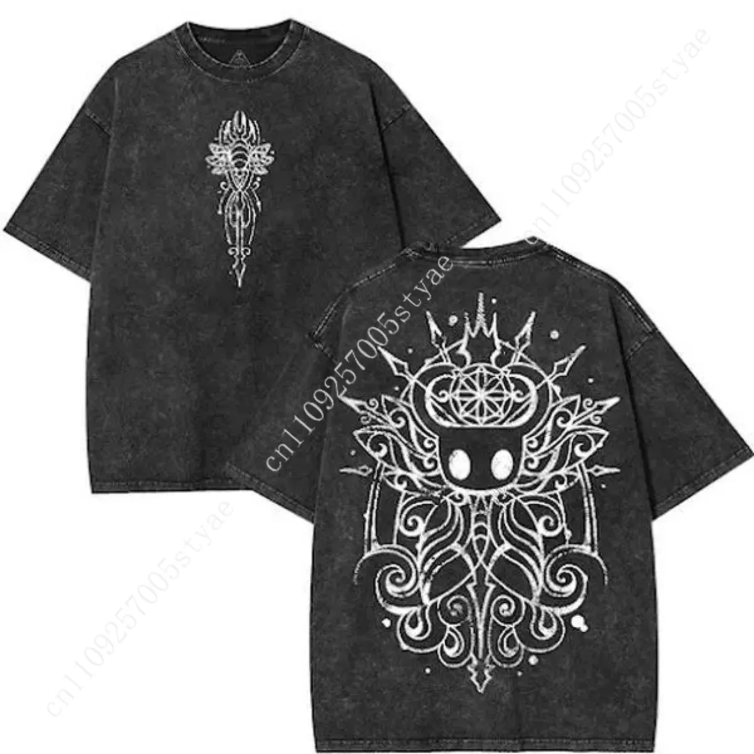 

valentine shirts Hollow Knight The Radiance Gaming Double Printed Unisex Acid Washed Lightweight T-Shirt, Indie Shirt, Graphic T