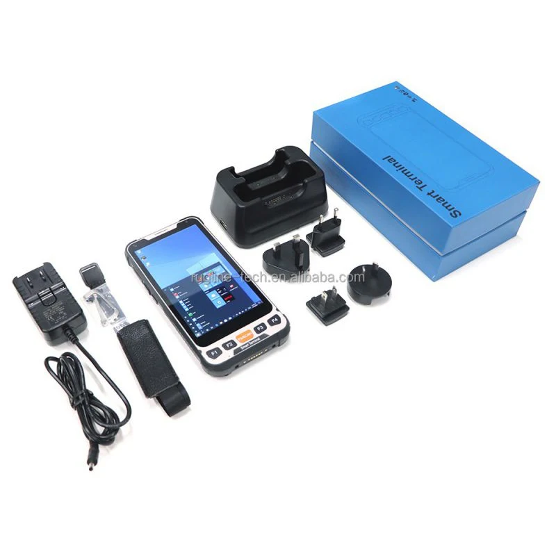 Imagem -06 - Handheld Robusto Pda Scanner Terminal Nfc Tags Reader 4g Lte Uhf Rfid Nfc 2d Doca de Carregamento 5.5 Sh5