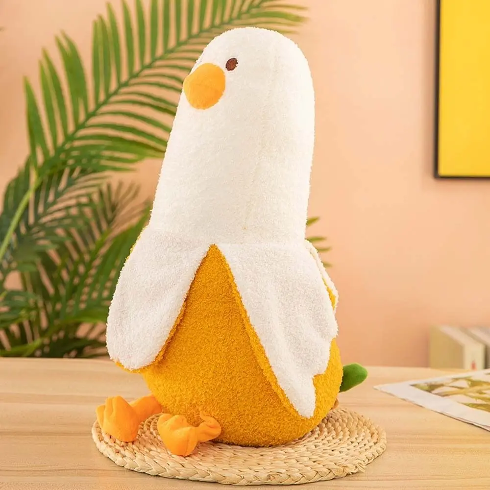 Home Decoration Plush Plants Sofa Cushion Plush Pillow Duck Plush Doll Stuffed Toys Banana Duck Plush Toy Banana Stuffed Toys