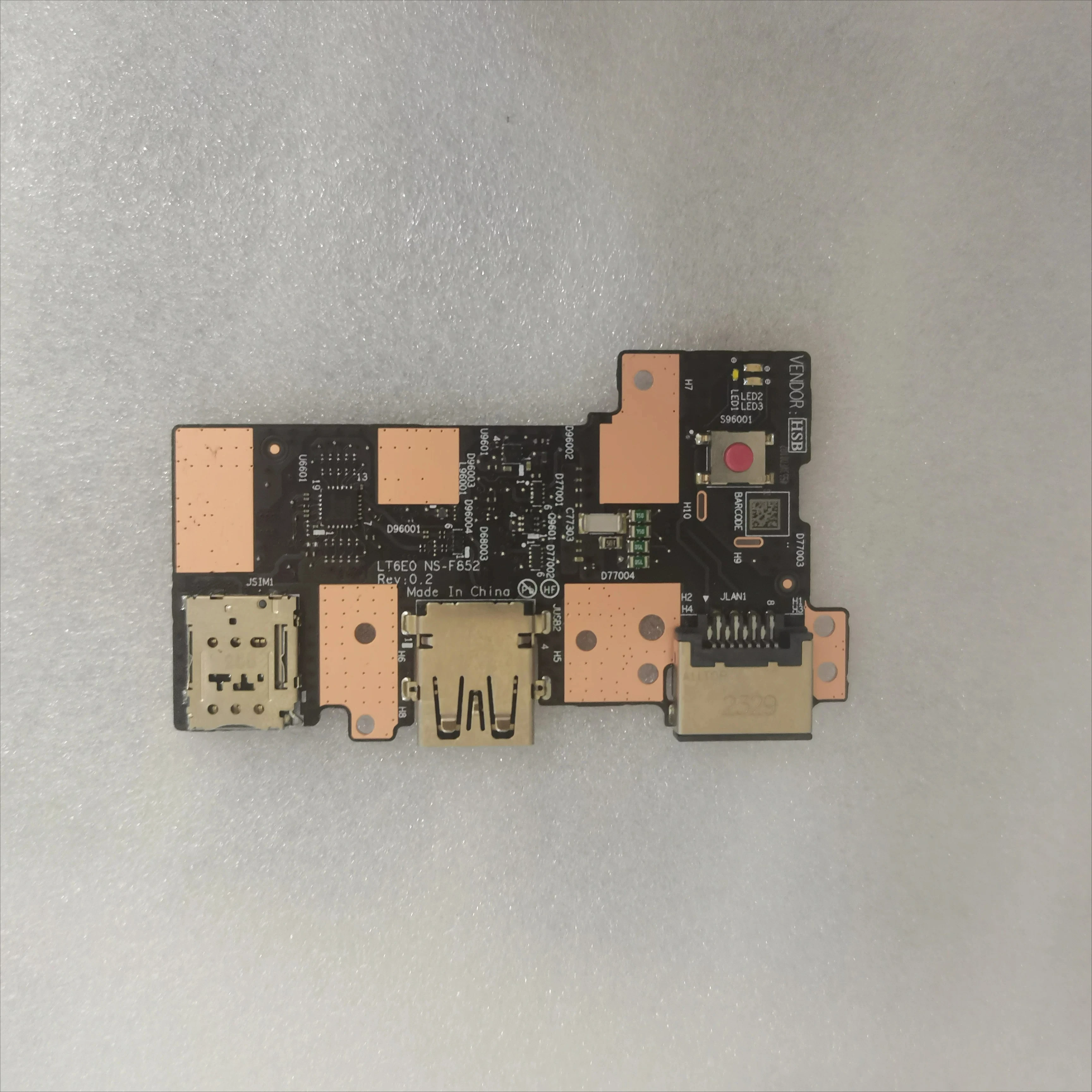 Switch Board for Lenovo ThinkPad T16 Gen3 USB Power Sub Board NS-F852