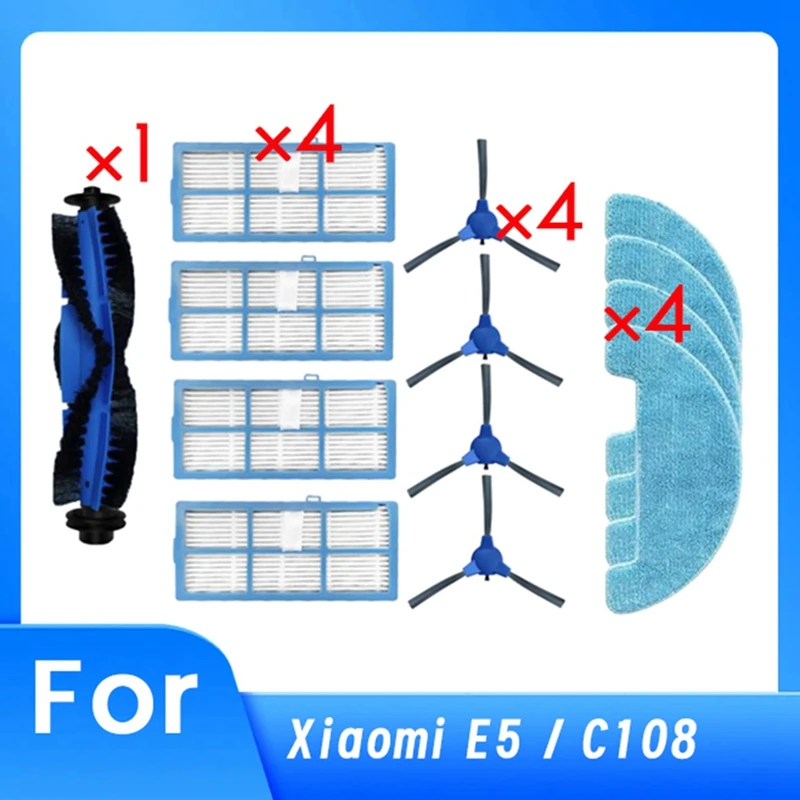 B58B-Per Kyvol Cybovac D2 D3 D6 E20 E30 E31 Spazzatrice Accessori Spazzola laterale principale Filtro HEPA Mop Pad Accessori ultra durevoli