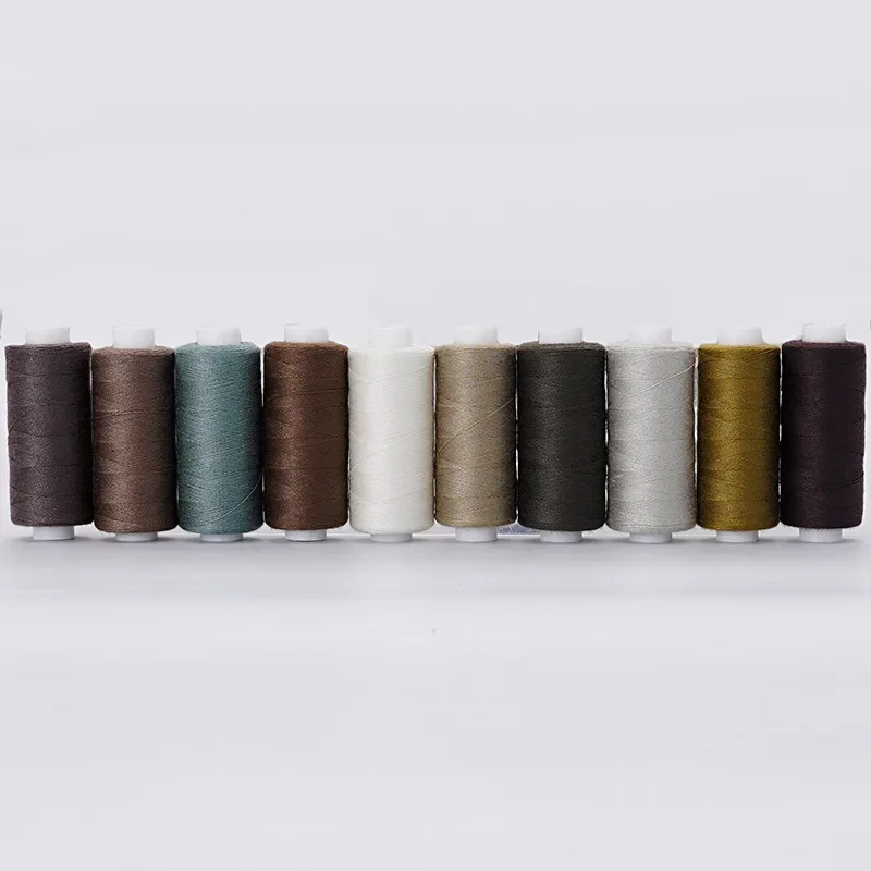 10 Rolls / Set Polyester 402 Sewing Thread For Manual and Mechanical Use, 400 Yards, DIY Sewing, Household Sewing image 5