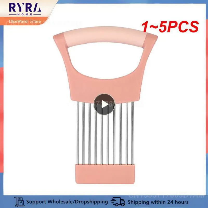 1~5PCS Onion Fork Not Easy To Deform Sharp And Durable Onion Needle Fruit Slicer 14.3  9.5  5.5cm Stainless Steel