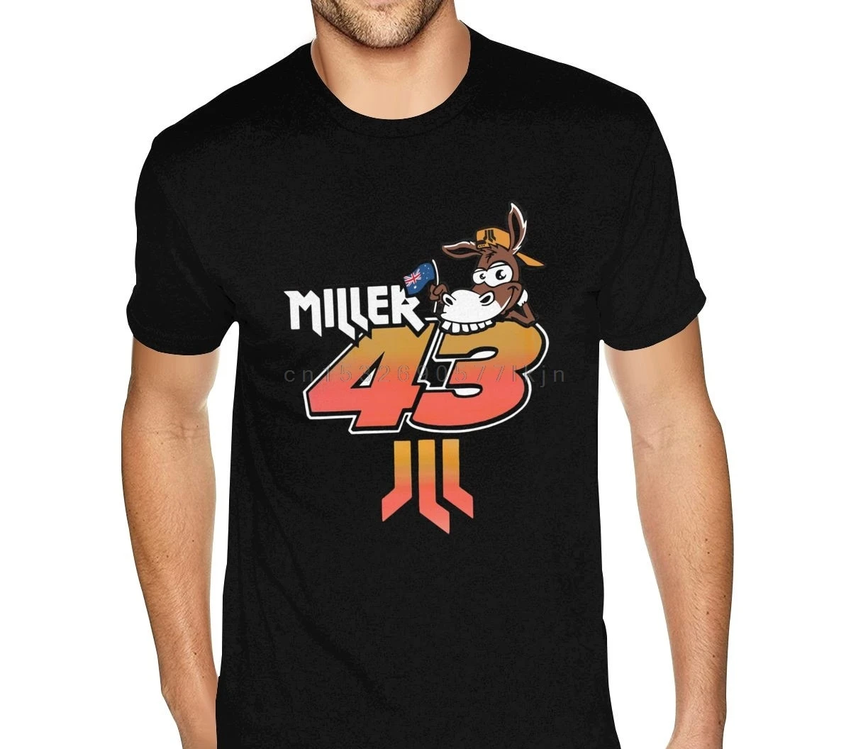 Jack Miller 43 Logo Tees Shirt Team Best Quality Shirts for Men Short Sleeves Brands Designer Merch