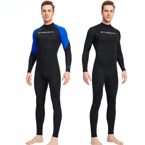 Traje de buceo para hombre, traje de baño de secado rápido, traje de neopreno de Lycra impermeable de una pieza, traje de neopreno fino para hombres y mujeres, surfear