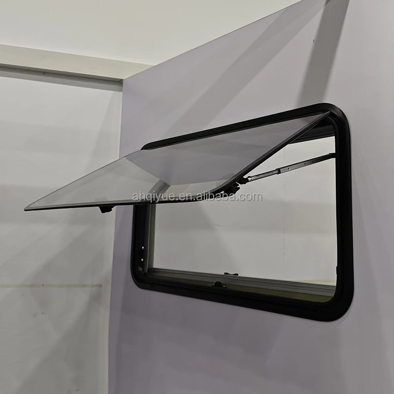 1000x600mm RV Caravan Window With Aluminum Frame Double Glazing Acrylic Glass Anti-insect Camping Trailer Window
