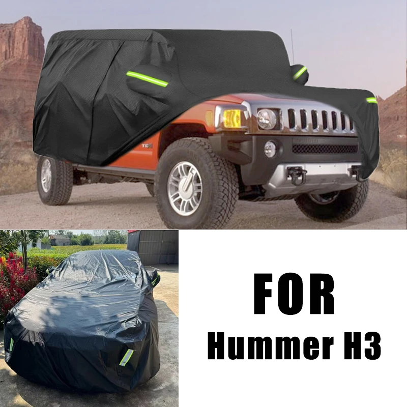 

For Hummer H3 All-Weather Car Covers 6-in-1 Waterproof Dustproof UV Proof Snowproof Scratch Resistant Protection