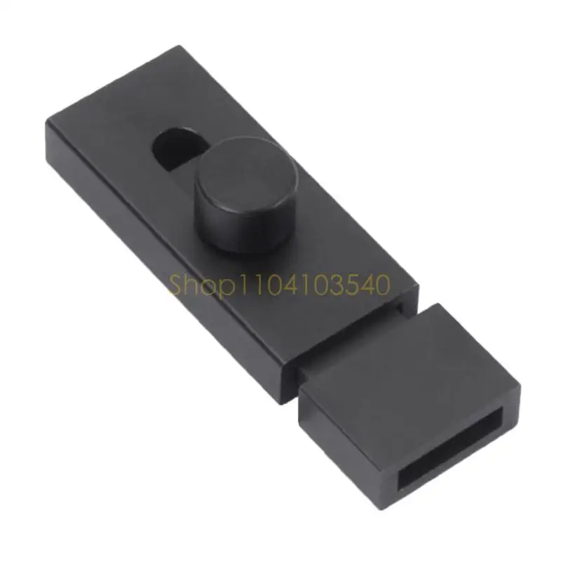 02DC Robustes Aluminium -Türhaken mit einfachen Designs Dool -Riegel für DIY -Enthusiasten