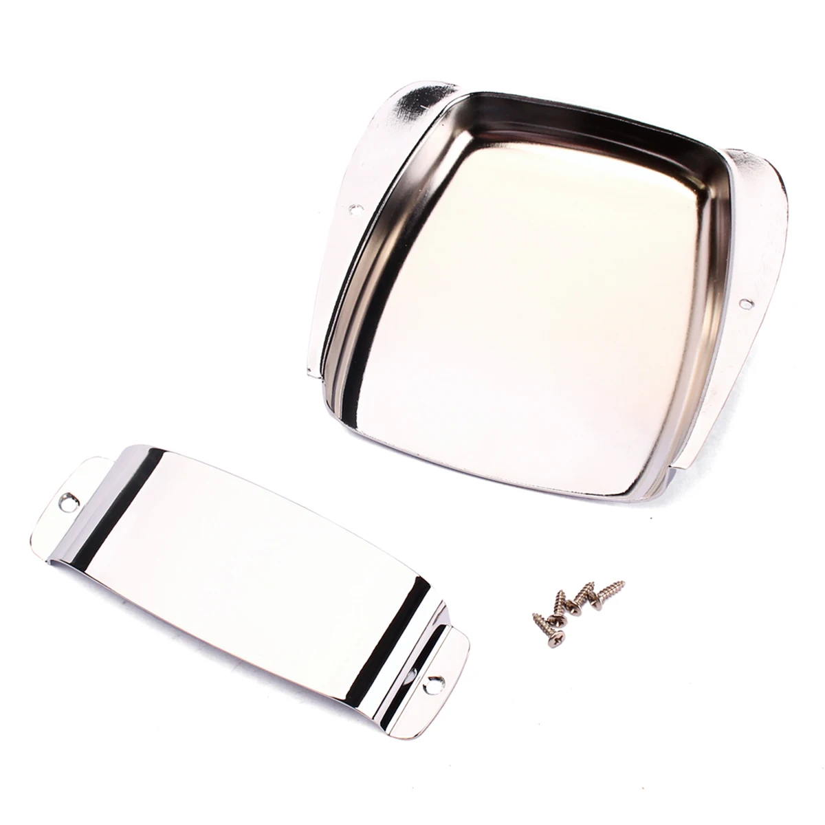 

Bridge Pickup Set Chrome Plated For Guitar Accessory Hand Rest Protection Pickup Guitar Bridge Cover Bass Cover Set