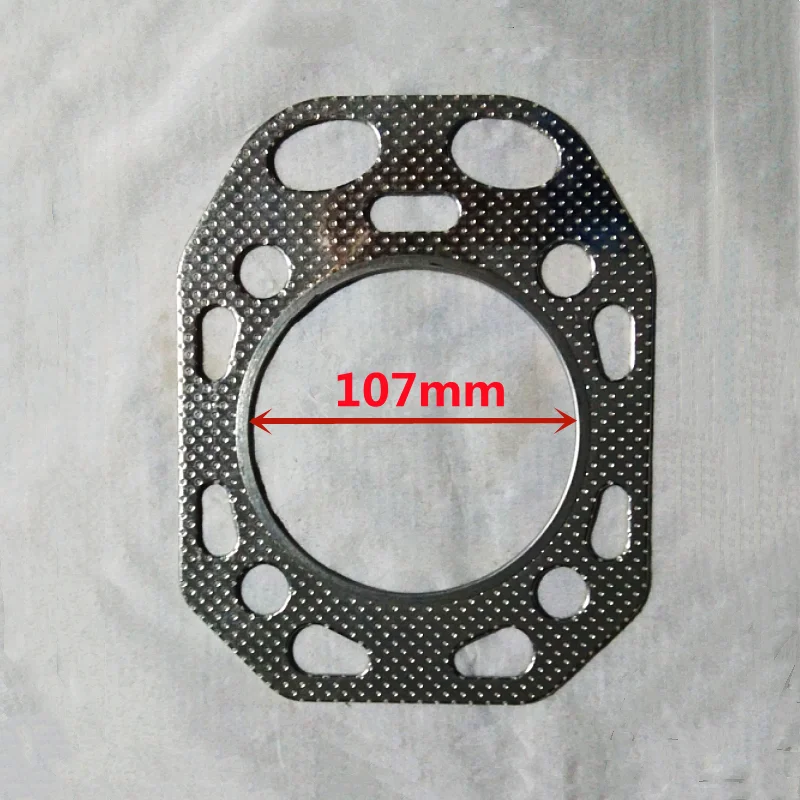 Diesel engine S1100 ZS1100 107MM Direct injection cylinder head Gasket suit for Changchai Changfa Jiangdong and so on