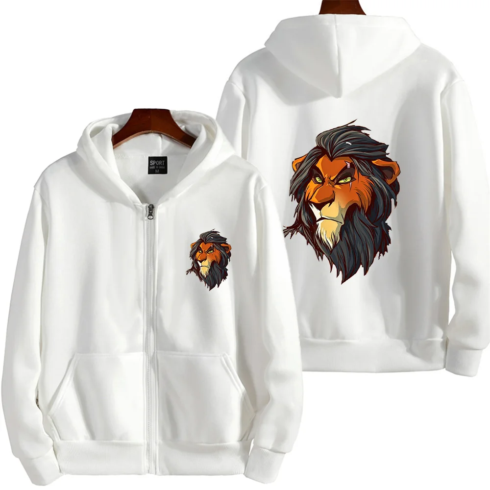 

Disney The Lion King Printed Hoodies Scar Lion King Street Sports and Leisure Student Couple Hoodies