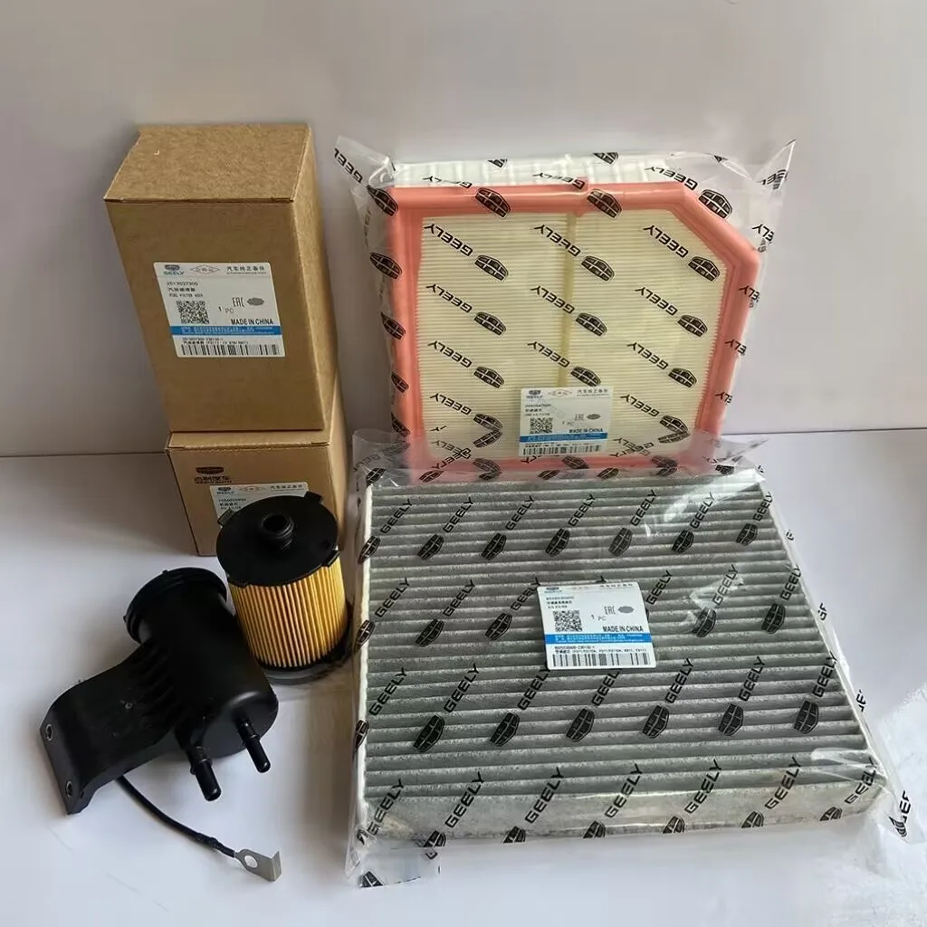 4pcs/Set Filter Set for Geely Tugella FY11 1.5T/2.0T Air Filter&Oil Filter&Cabin Filter&Fuel Filter