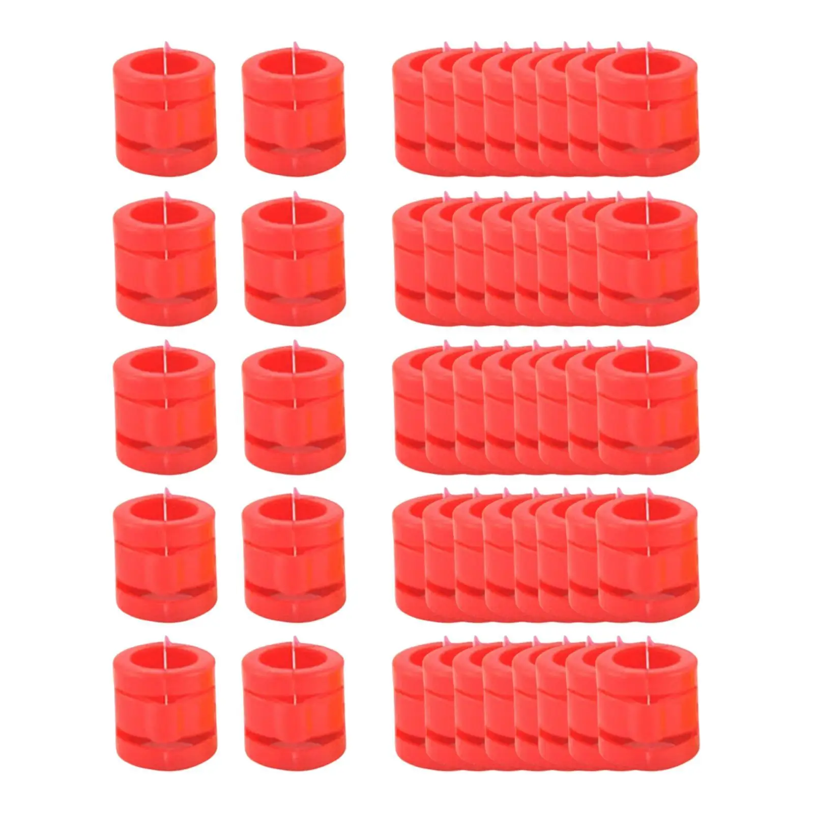 

50 Pieces 0.35inch Race Pigeon Leg Snap Ring Multipurpose Plastic Openable