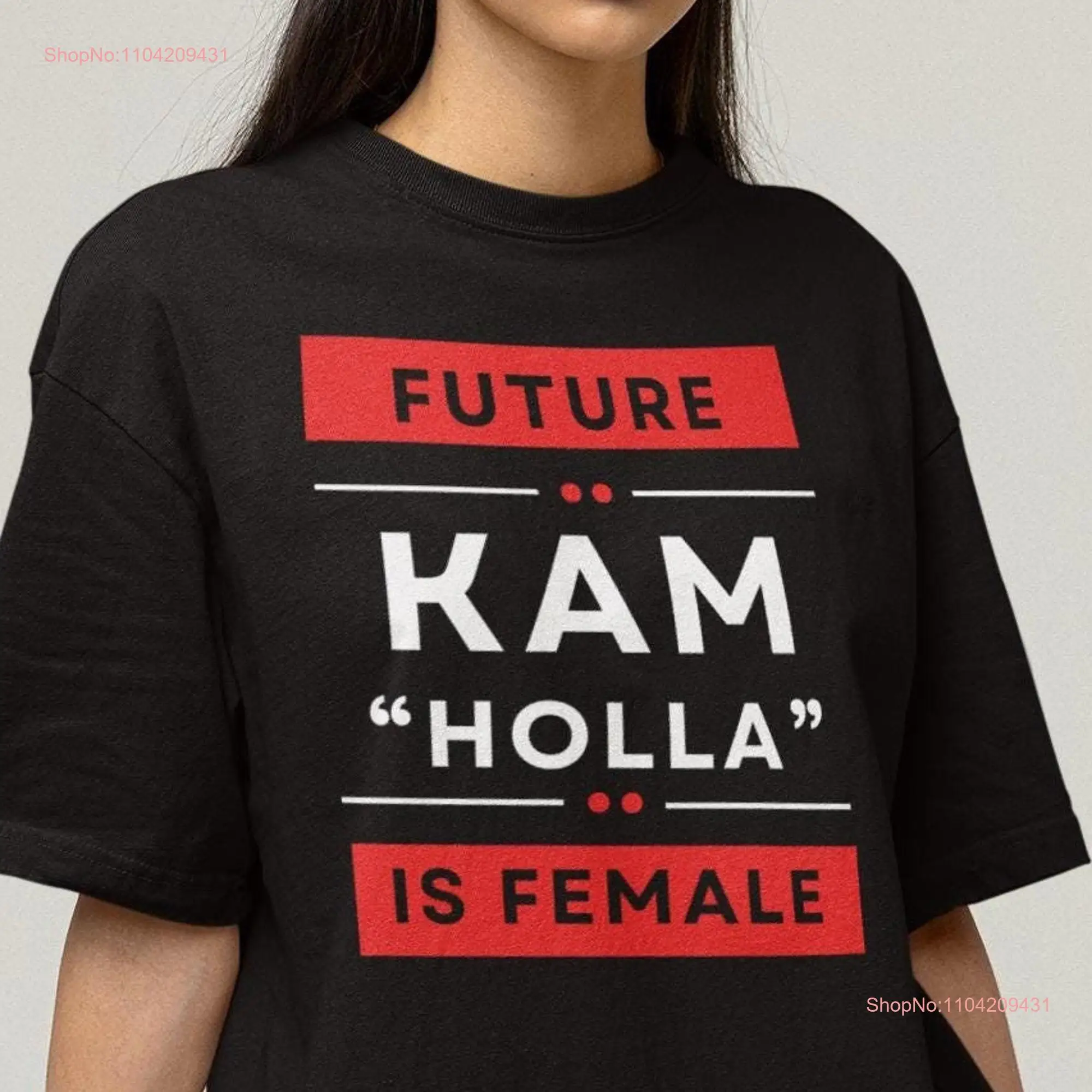 Kamala Harris T Shirt The Future is Female President 2024 Madam I am Speaking long or short sleeves