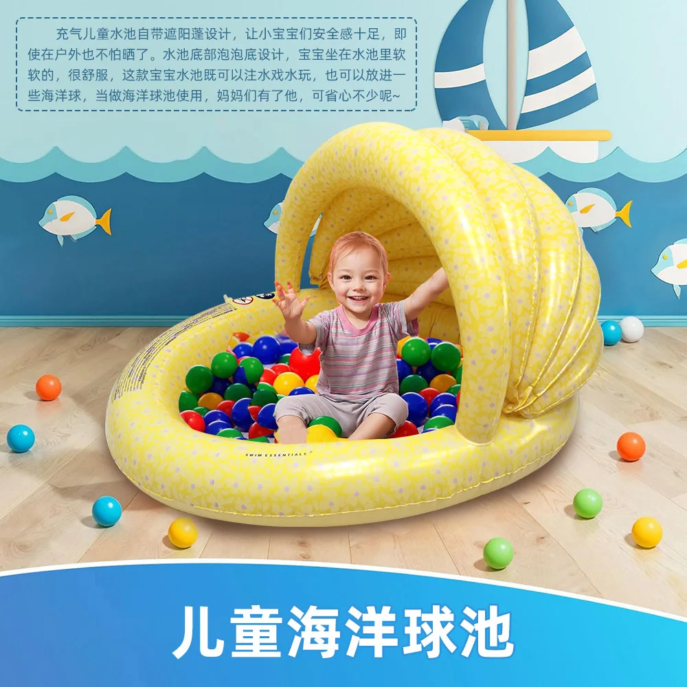 สระว่ายน้ํา Rafts Inflatable Ride-ons เล่นน้ําสนุกพับโซฟา PVC พอง Lounge ลอยฤดูร้อนสระว่ายน้ําชายทะเลของเล่นชายหาด 90 ซม.