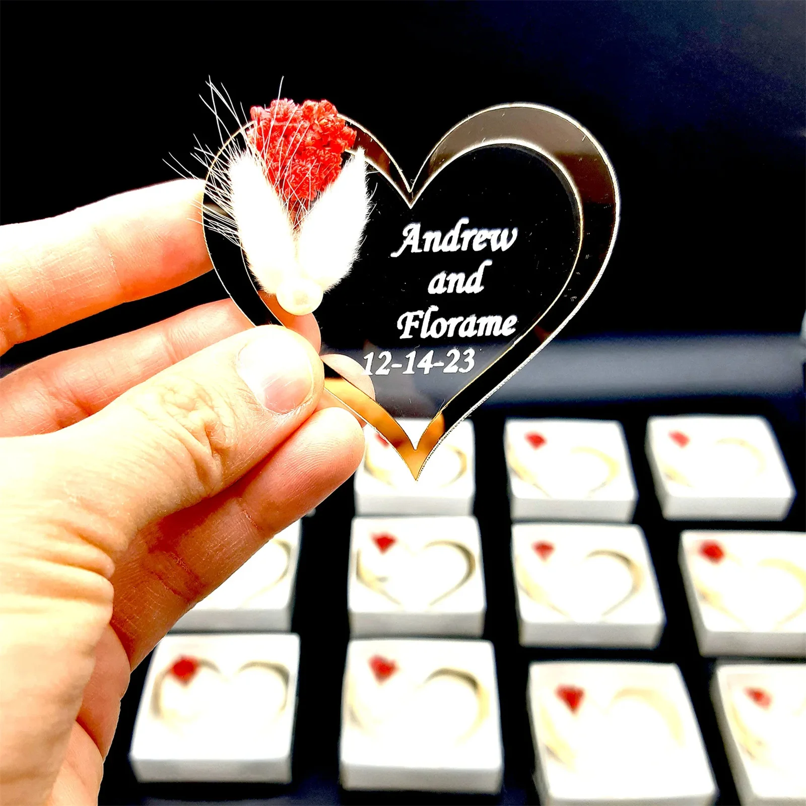 

Wedding Favor Magnet, Personalized Wedding Magnet,Wedding Favors for Guests, Wedding Thank you gift, Magnet Favors, Personalized