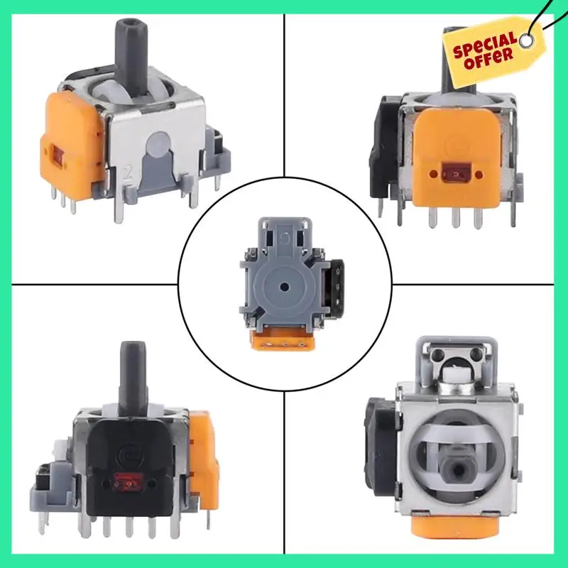 -A14E Joysticks Replacement For PS4 Controller,4 Pack Hall Effect 3D Analog Sensor Joysticks Module For Playstation Conrtoller