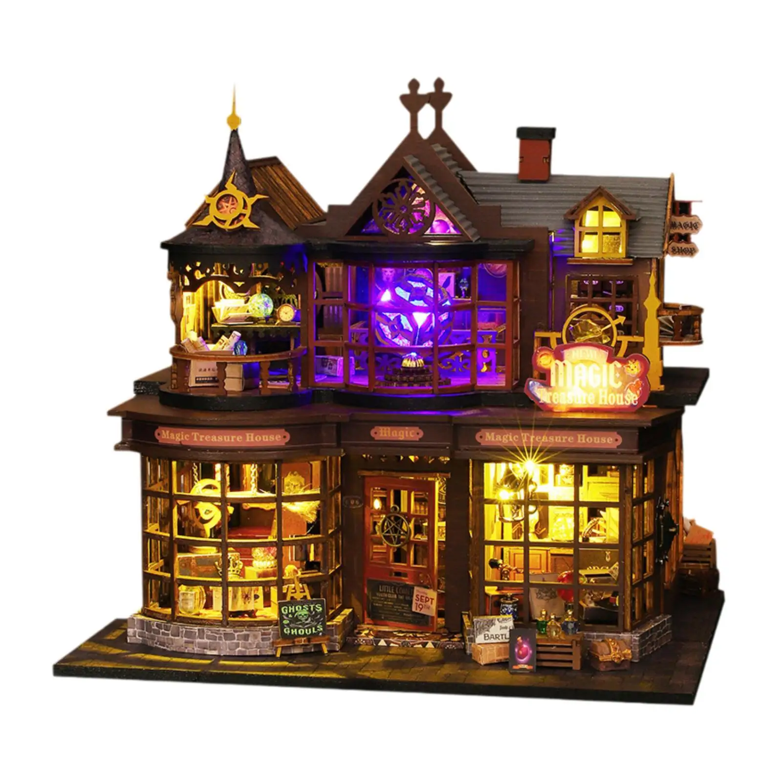 DIY Miniature Dollhouse Kits Creative Doll House Accessories for Kids Adults